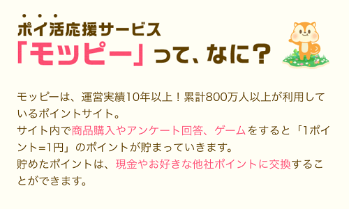 モッピー　解説